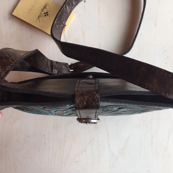 (Patricia Nash) Tooled turquoise crossbody - Picture 7 of 7